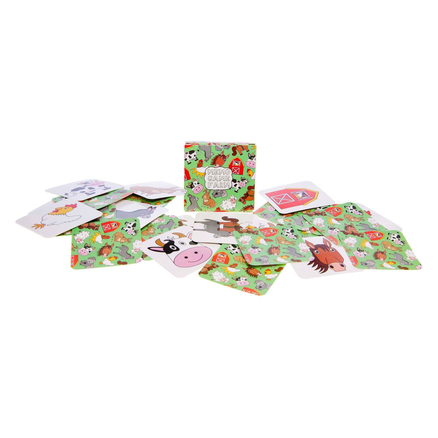 Duckiez mini memospel boerderijdieren, 28 kaarten