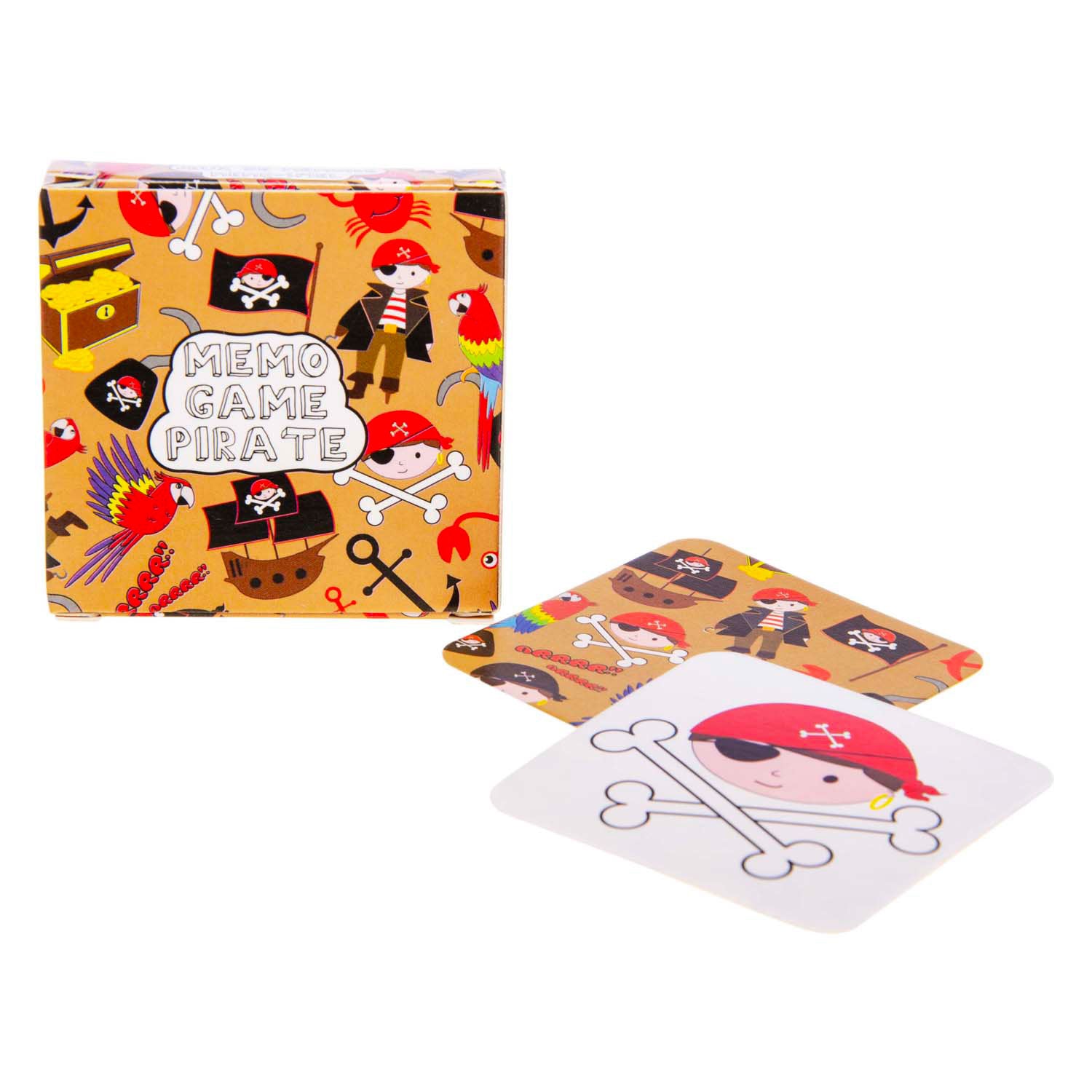 Duckiez mini memospel piraat, 28 kaarten