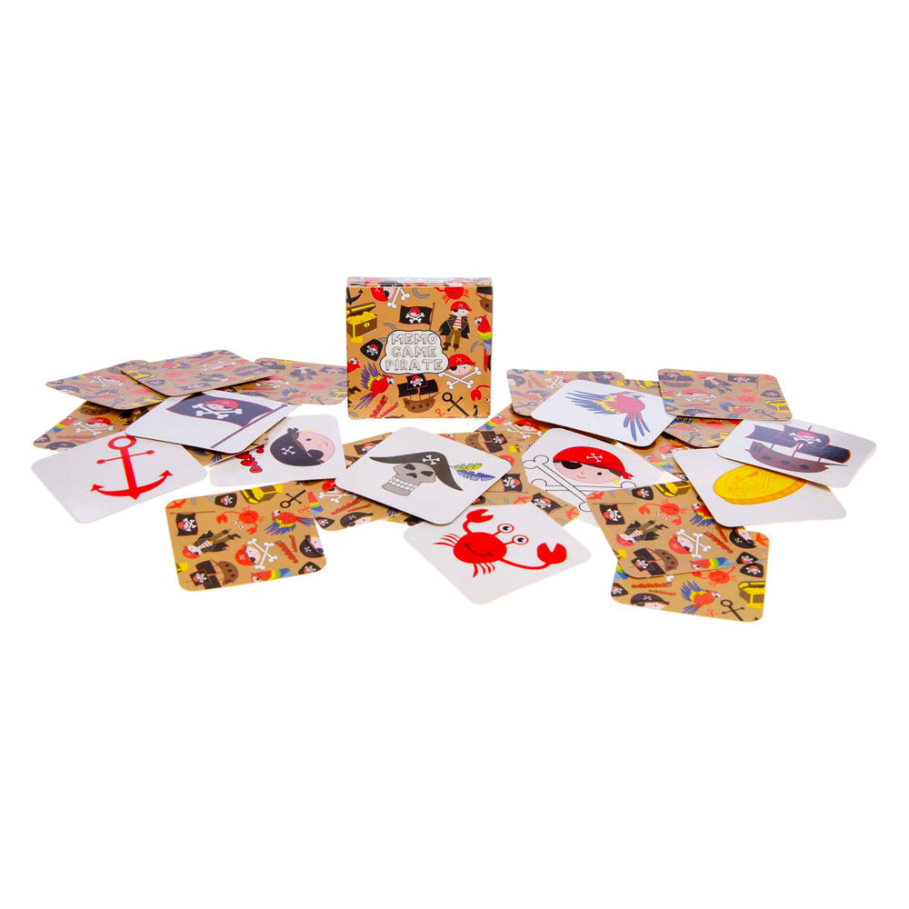 Duckiez mini memospel piraat, 28 kaarten
