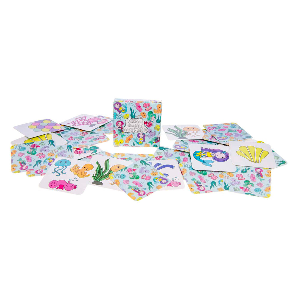 Duckiez mini memospel zeemeermin, 28 kaarten