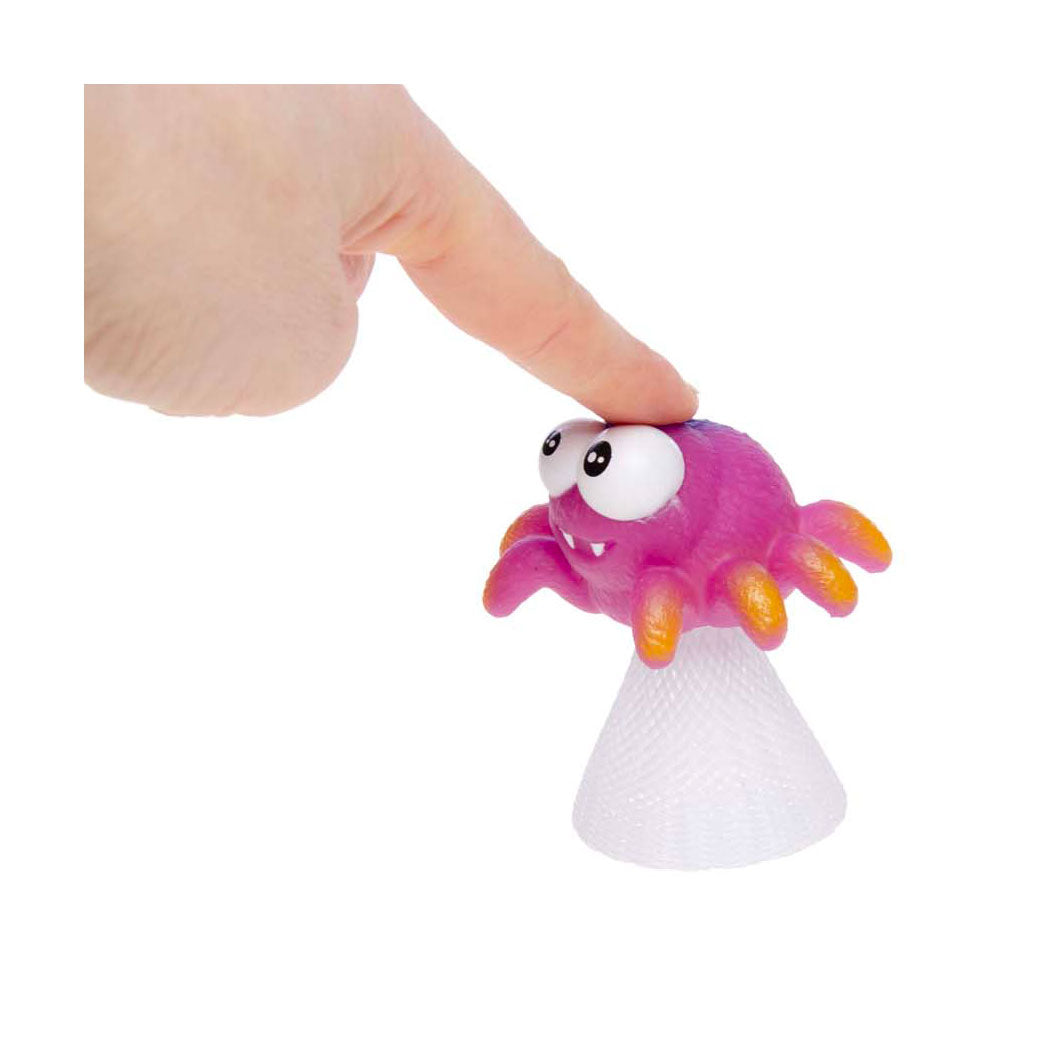 Duckiez pop-up springende spin, 9,5 cm