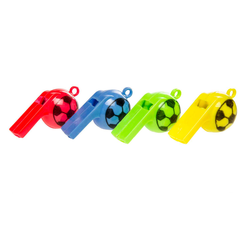 Duckiez gekleurd voetbalfluitje