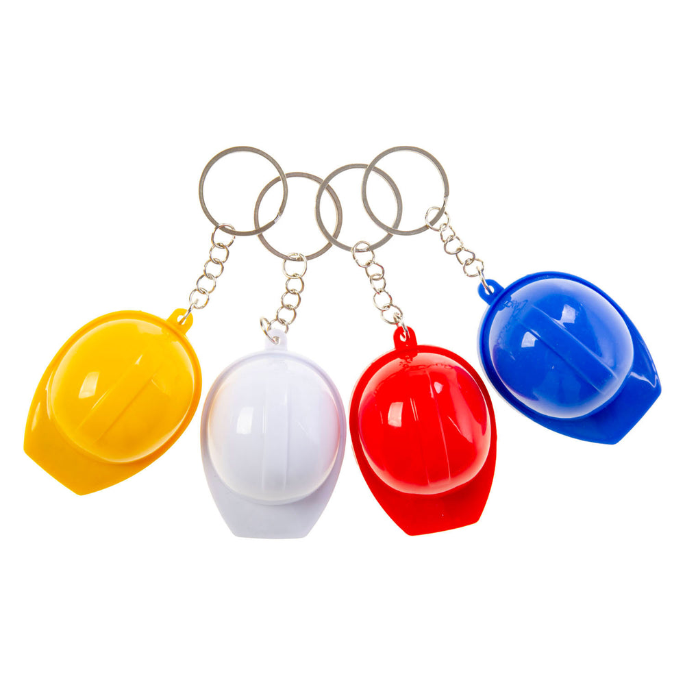 Duckiez sleutelhanger gekleurde helm met flessenopener