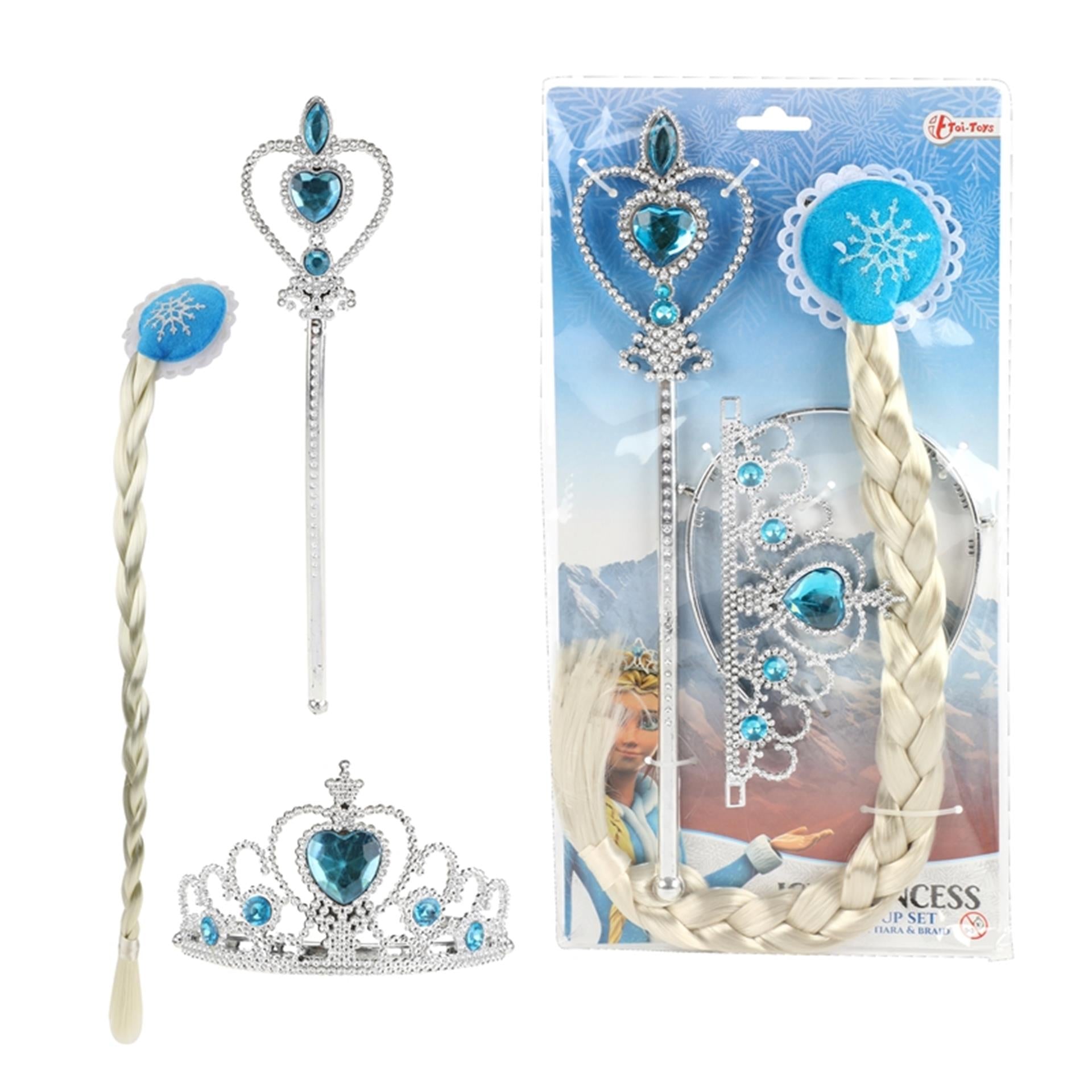 Toi-toys ijsprinses verkleedset accessoires 3-delig