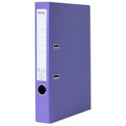 Ordner viking a4 50 mm karton, pp (polypropeen) paars 2-rings 1 stuk