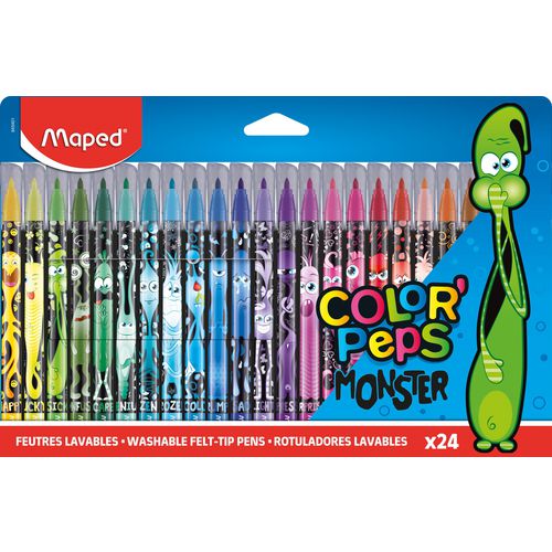 Viltstift maped 845401 kleurenassortiment 24 stiften in doos