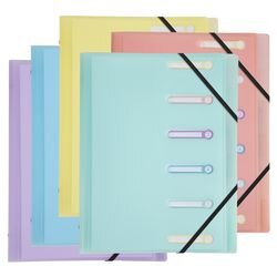 Sorteermap exacompta chromaline pastel 56170e pp kleurenassortiment