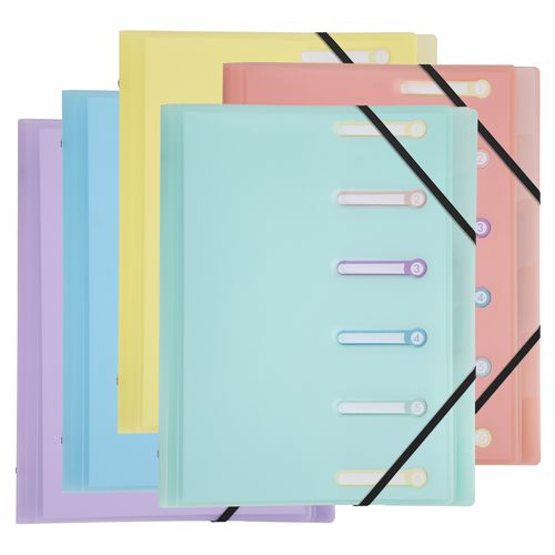 Sorteermap exacompta chromaline pastel 56170e pp kleurenassortiment