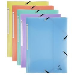 3-klepsmappen exacompta 55170e pp kleurenassortiment
