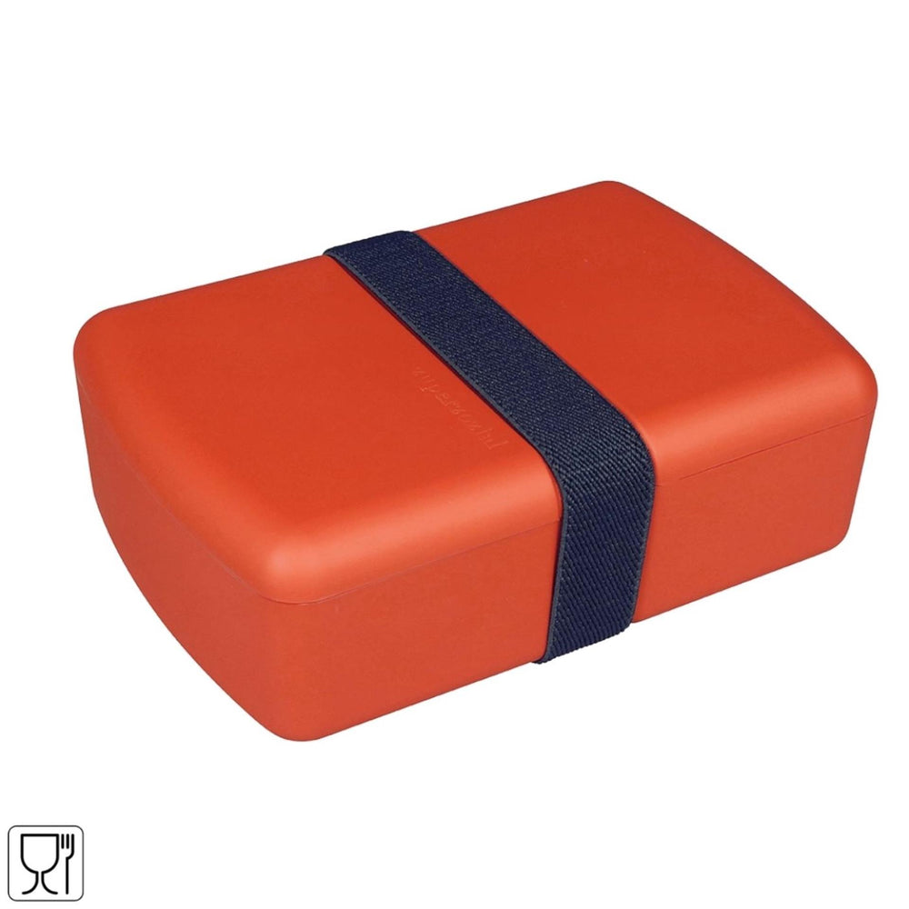 Zuperzozial broodtrommel time-out rood 19x12,5x6cm