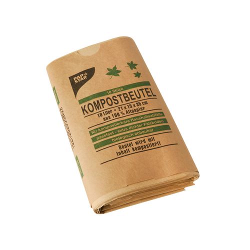 Compostzak papstar 14184 bruin