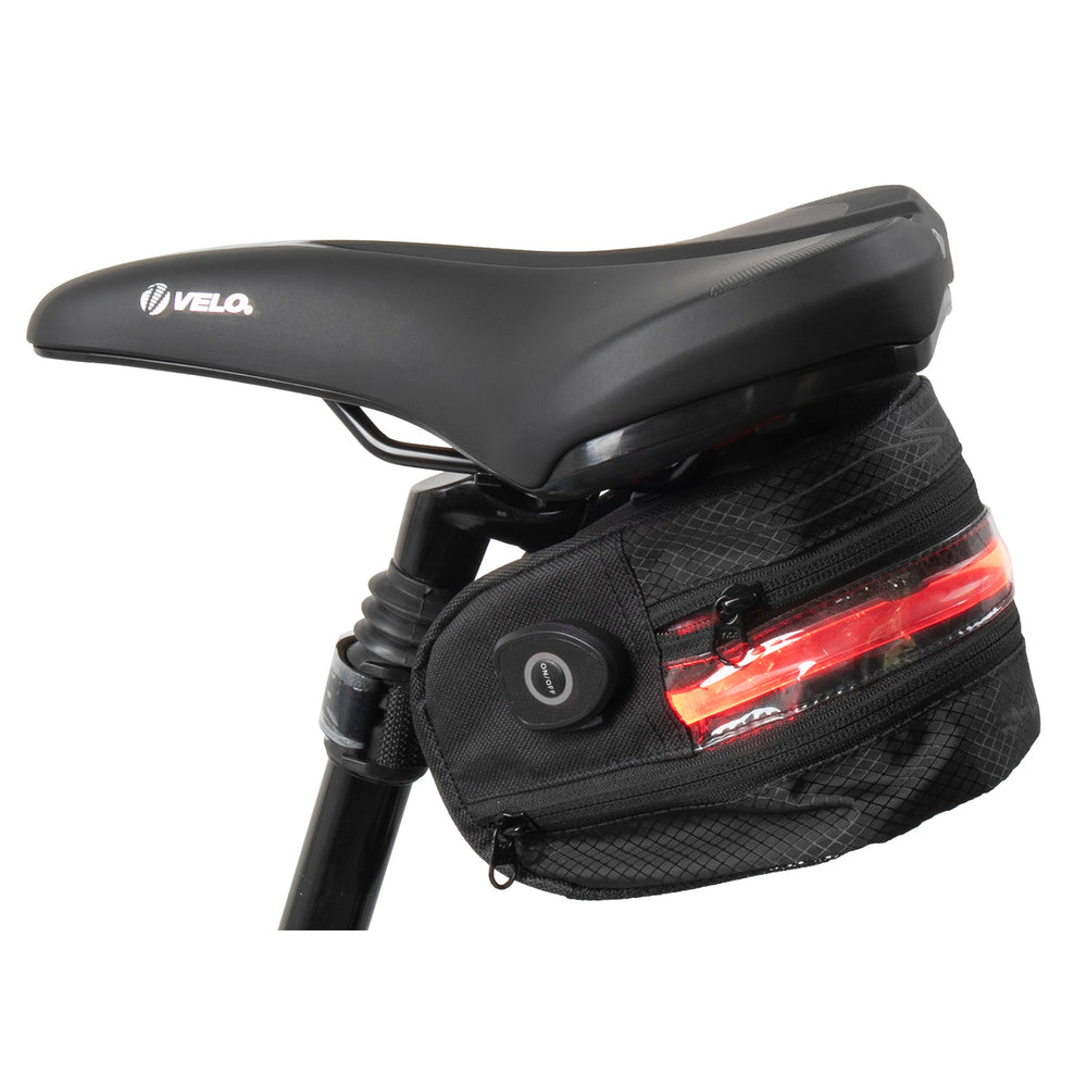 M-wave tilburg l illu saddle bag with led light