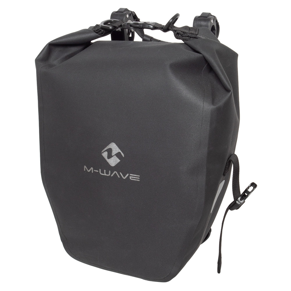 M-wave rough ride ii rack black series pannier bag