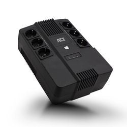 ACT Connectivity Line Interactieve UPS 600VA met 6 versnellingen stopcon