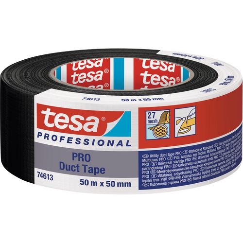 Tesa ducttape 74613-00002-00 pe (polyetheen) zwart