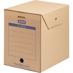 Systemcontainer elba 100421092 a4 bruin 6 stuks