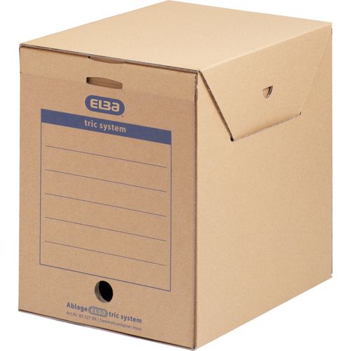 Systemcontainer elba 100421092 a4 bruin 6 stuks