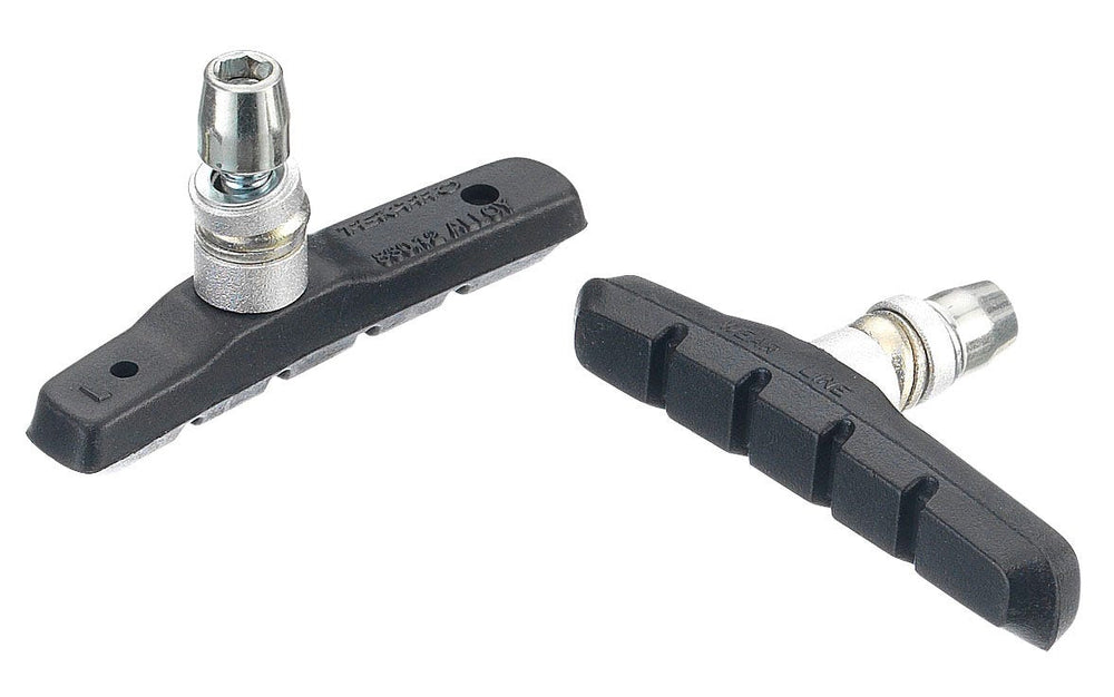 remblokken V-brake 72 x 13 mm zwart 2 stuks