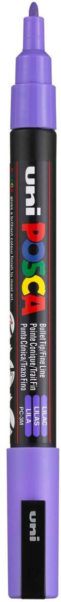 Posca verfstift pc3m f lila