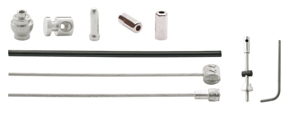 Sturmeyarcher cordo cable set kabelset trommelrem zwart 170cm 225cm sturmey archer compleet