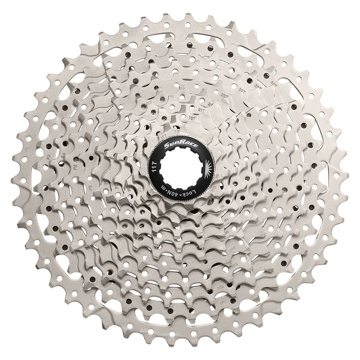 SunRace csms8 cassette 11 speed 11-40t. zilver in doos