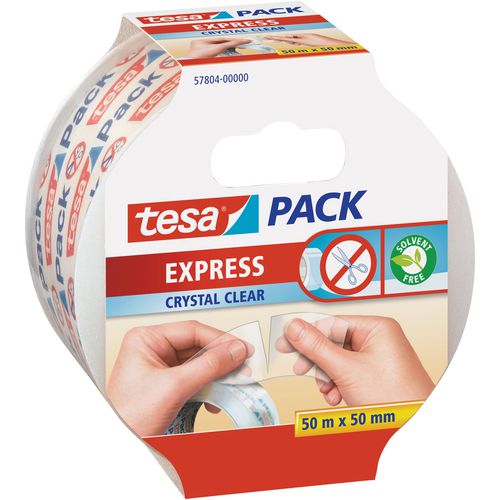 Verpakkingstape tesa transparant 50000