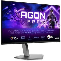 Monitor aoc agon pro zwart 316,8 mm x 717,3 mm x 635,9 mm