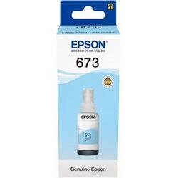 Inktnavulling epson c13t67354a t6735 lichtcyaan
