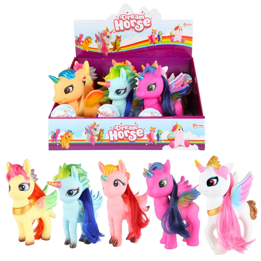 Toi-toys toi toys dream horse eenhoorn lang haar 19cm