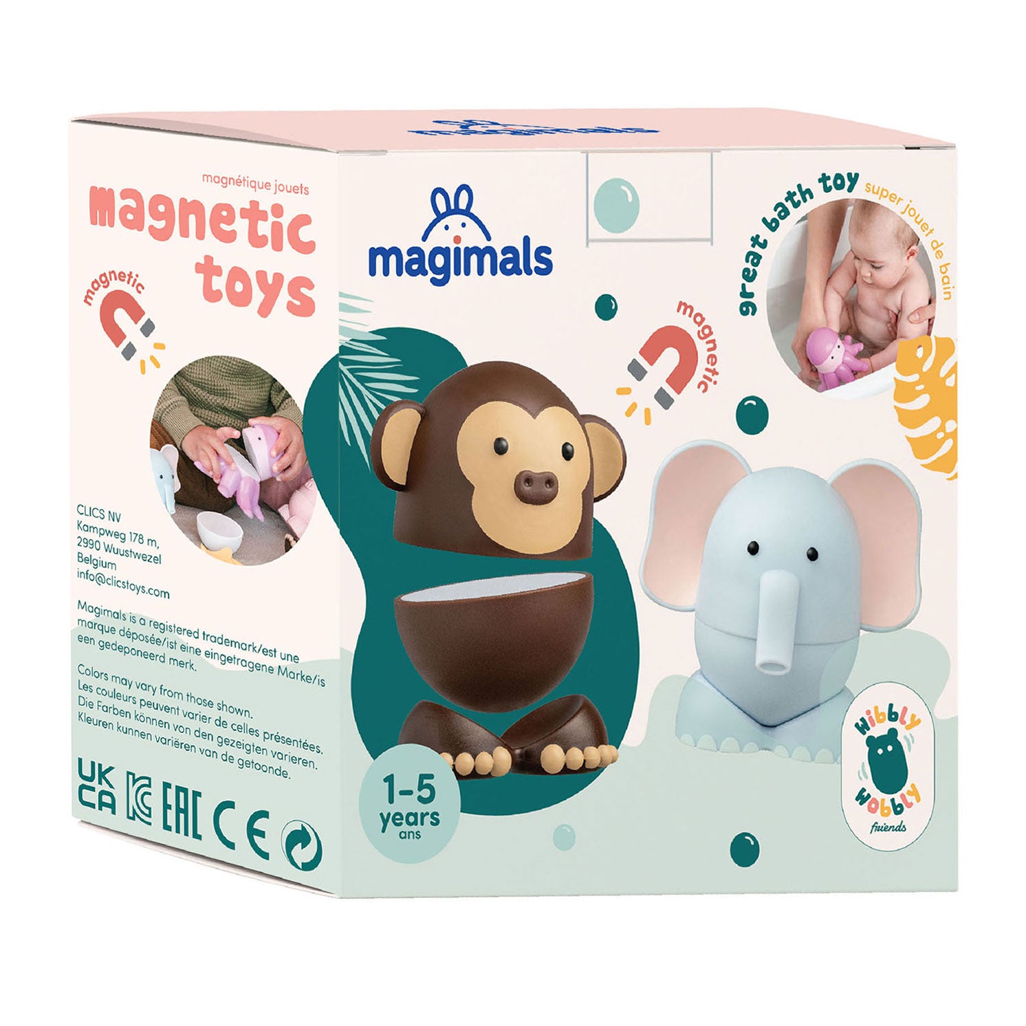 Clics magimals wibly wobly safari magnetisch speelgoed