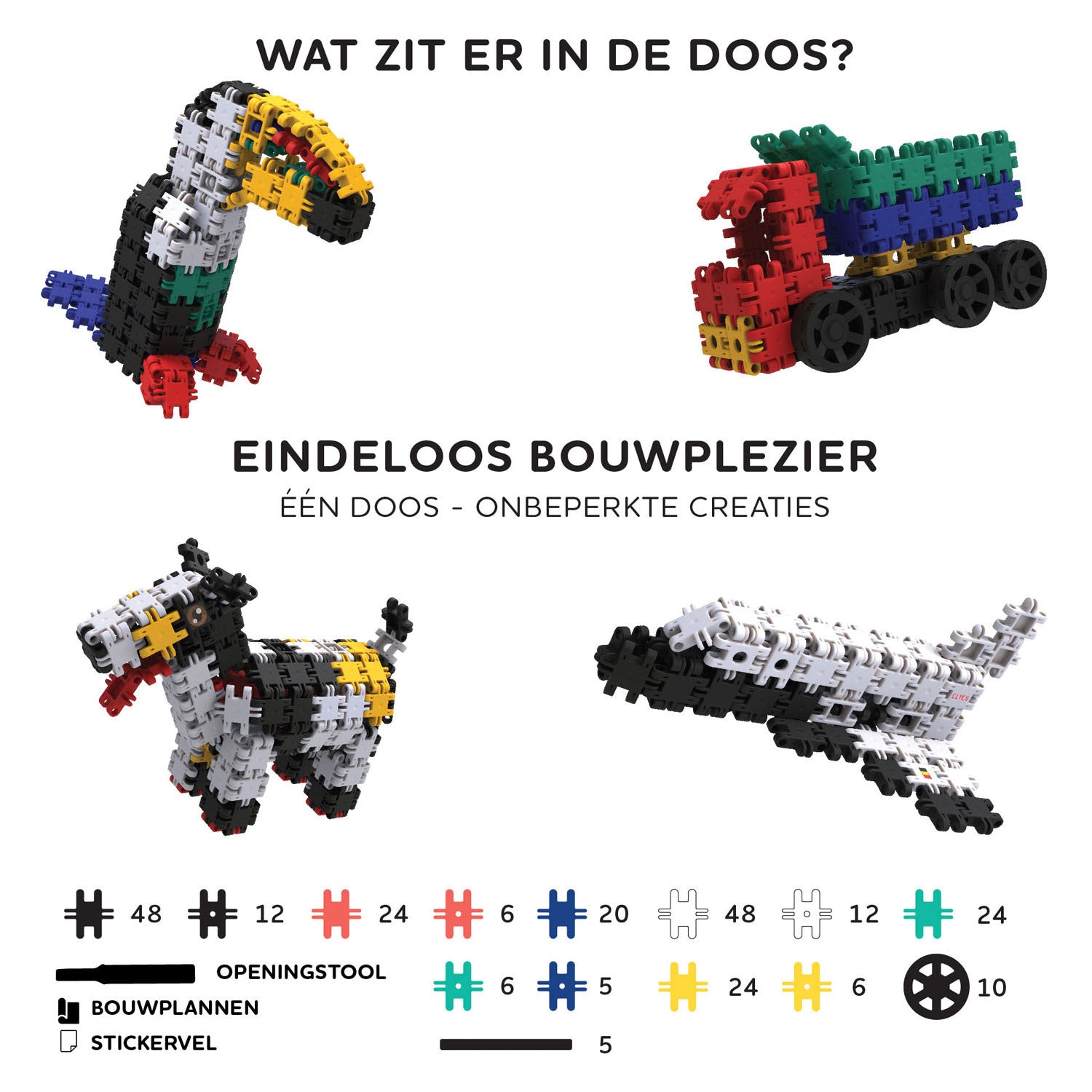 Clics nano - creatieve bouwers, 250dlg.