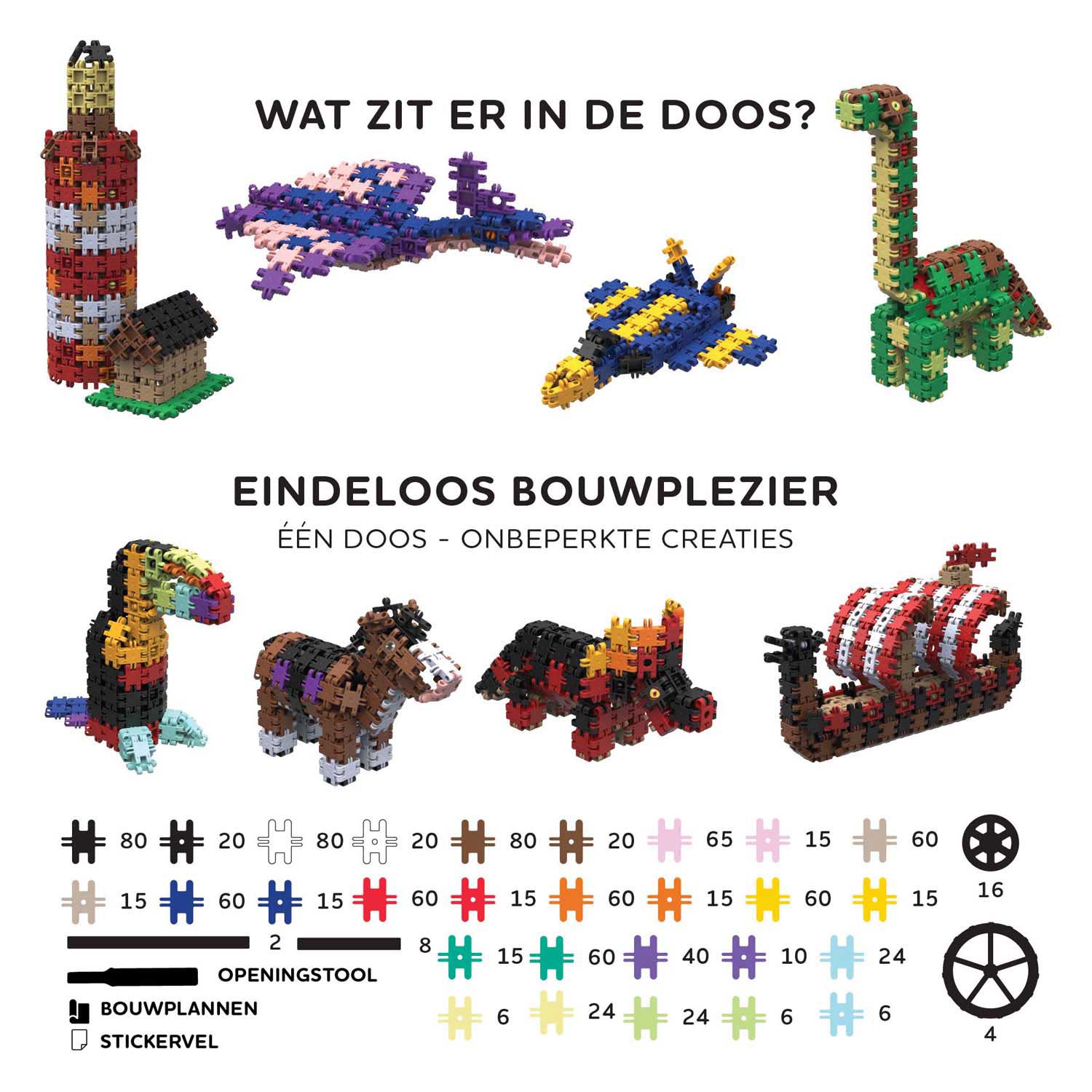 Clics nano - creative builders bouwset - 1000dlg.