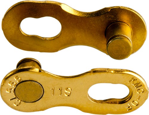 KMC MISSING LINK 11R Ti-N Goud 5.2mm - Zilver