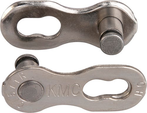 KMC ontbrekendeLink 7 8R EPT fietsslot 7,3mm zilver