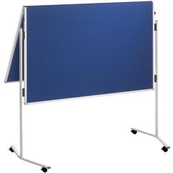 Presentatiebord franken vilt niet-magnetisch vrijstaand 1200 x 1500 mm