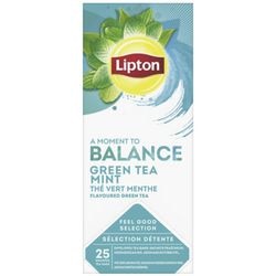Groene thee lipton 20021482 feel good selection 25 stuks à 2 g