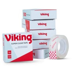 Plakband viking 33000 mm transparant