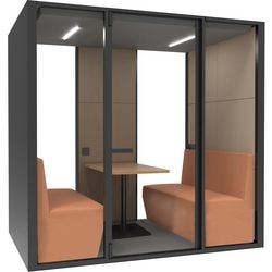 Abi akoestische kantoorcne schaffenburg sos-2,0-spr-pod-l-zw zwart