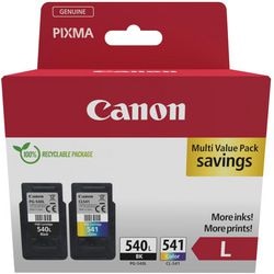 Inktcartridge canon 5224b013 540, 541 cyaan, geel, magenta, zwart