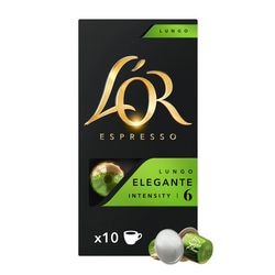 L'or lungo elegante koffiecups - intensiteit 6 12 - 10 x 10 capsules