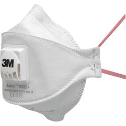3m ademhalingsmasker wit 9332-2
