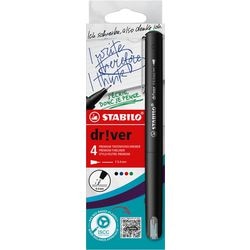 Stabilo dr!ver fijn fineliners - 4dlg.