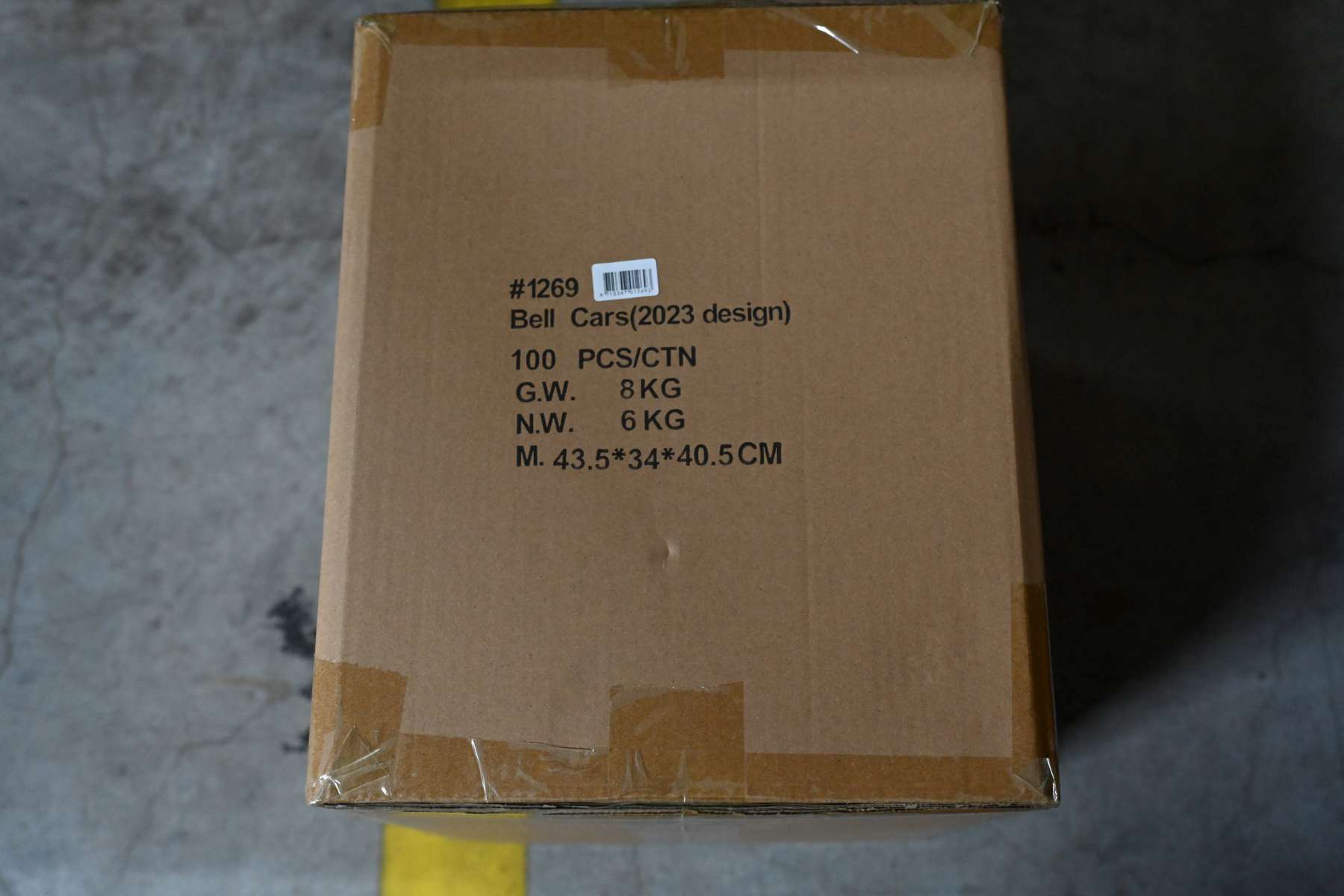 Disney auto's fietsbel - jongens - rood