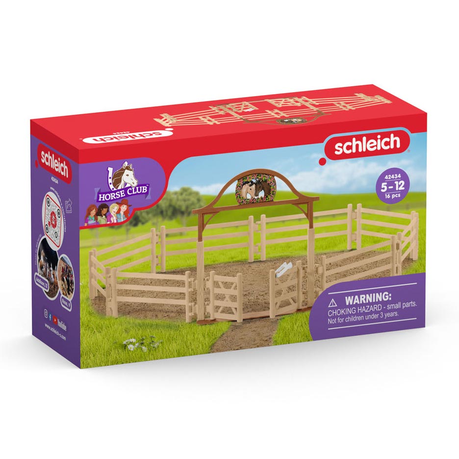 Schleich horse club omheining voor paarden met poort 42434