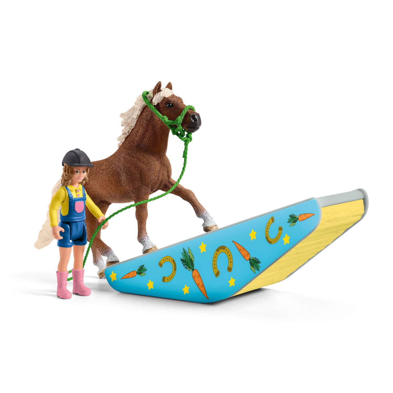 Schleich paardenclub pony behendigheidstraining 42481