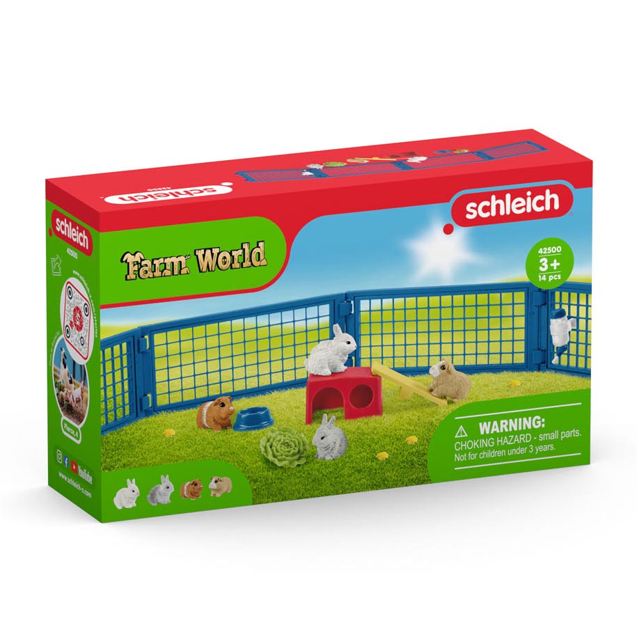 Schleich farm world konijn- en caviahok 42500