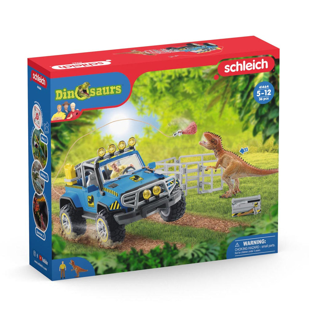 schleich DINOSAURS Terreinvoertuig met Dino Wachtpost 41464