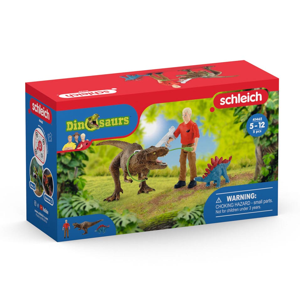 Schleich dinosaurussen tyrannosaurus rex aanval 41465