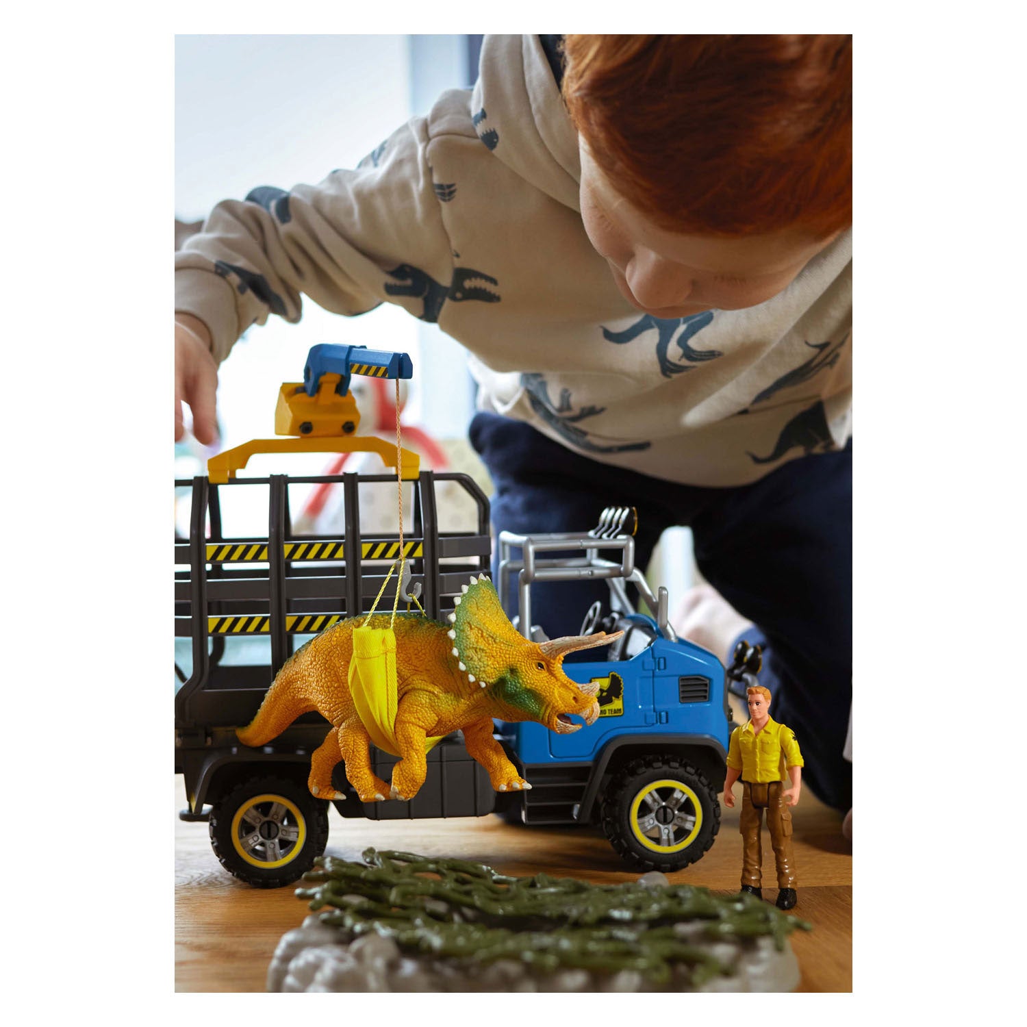 Schleich DINOSAUREN Truckmissie 42565