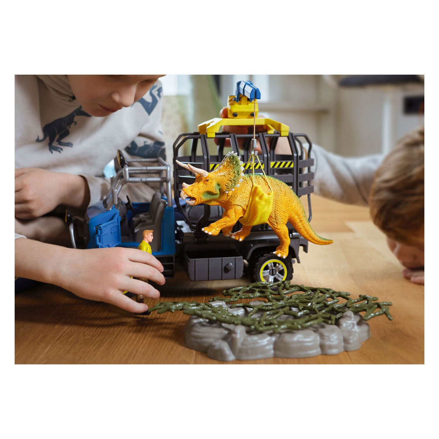 Schleich DINOSAUREN Truckmissie 42565